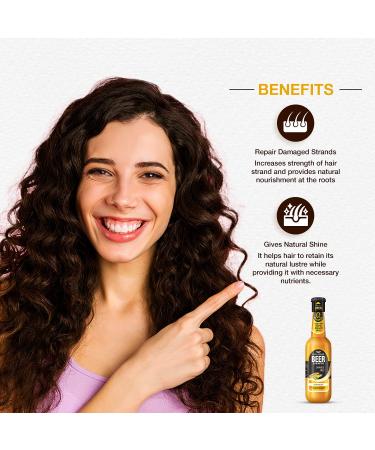 Beer Shampoo for Damaged Hair (180ml) | Paraben-Free & Natural Care | Nourish & Revive Your Hair - Buy Online on GoSupps.com