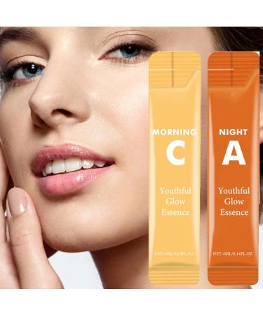 Morning C and Night Double Skin Beauty Essence | Anti-Aging and Skin Brightening Serum | Vitamin C Facial Serum | Day & Night Serum Set for Face Skin Care - Buy Online on GoSupps.com