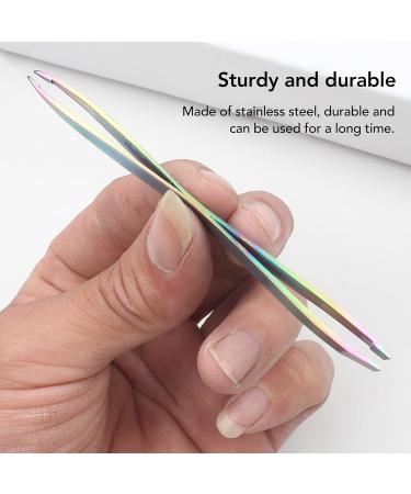 Pet Tweezers Stainless Steel Coated Remover Tool 2 in 1 for Dogs Cats - Buy Online on GoSupps.com