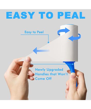 Lint Roller 400 Sheets - Pet Hair Remover for Couch, Clothes, Furniture, Carpet - Buy Online on GoSupps.com