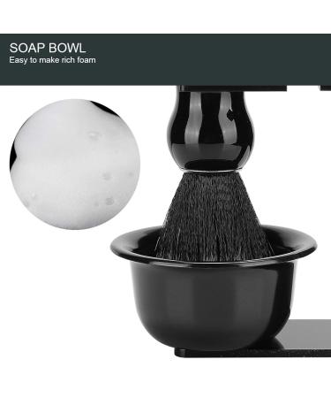 3 in 1 Razor Brush Set - Men's Shaving Kit with Brush Soap Shell & Holder | Perfect Father's Day & Birthday Gift - Buy Online on GoSupps.com