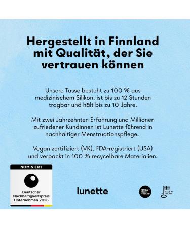 Lunette Menstrual Cup Model 2 Clear - Eco-Friendly Reusable & Comfortable - Buy Online on GoSupps.com