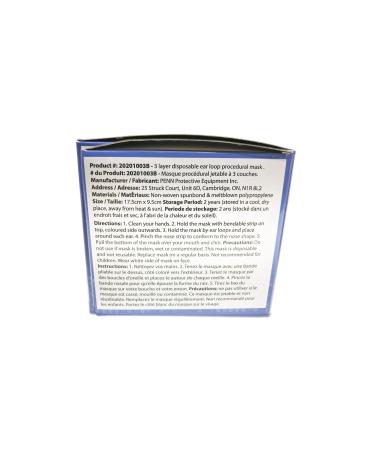 3 Layer ASTM Level 3 Procedural Ear Loop Mask - Buy Online on GoSupps.com