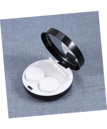 PartyKindom 3-Piece Invisible Contact Lens Case Set with Mirror - Colorful Lens Storage Box for Safe Travel - Buy Online on GoSupps.com
