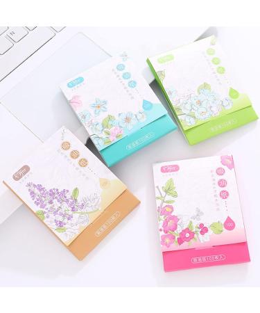400 Premium Oil Blotting Papers - Soft Contaminant-Free for Fresh Skin | Travel Makeup Essentials in 4 Colors - Buy Online on GoSupps.com