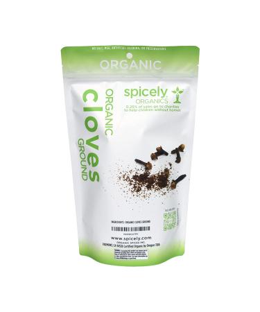 Spicely Organic Cloves Ground 1 lb Bag - Certified Gluten Free | Buy Online - Buy Online on GoSupps.com