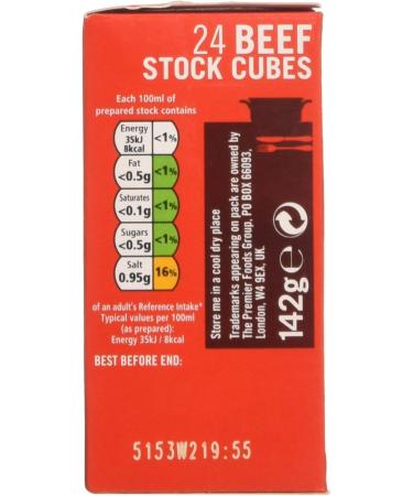  OXO Oxo Beef Stock Cubes Pack of 2 boxes of 24 cubes of 142 g (284 g) The traditional cube since 1847 - Buy Online on GoSupps.com