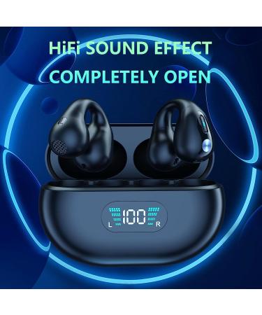 Taanimo Waterproof Mini Bone Conduction Earbuds w/ Earhooks | Bluetooth 5.3 Noise Cancelling Sports Headphones - Black - Buy Online on GoSupps.com