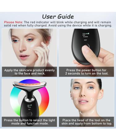 ForeverShine Face and Neck Tool Electric Facial Device for Wrinkle - Black - Buy Online on GoSupps.com