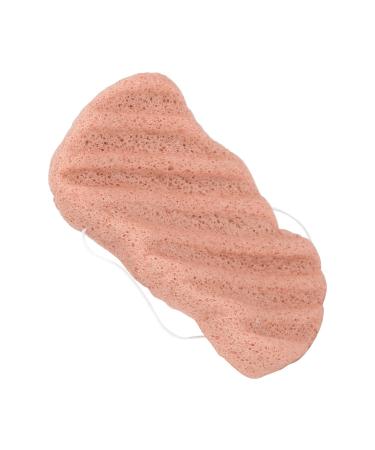 Verdant Touch Exfoliating Face Sponge Facial Sponge Reusable Exfoliating Bath Puff Washable Portable Face Cleansing Plant Fiber Pink