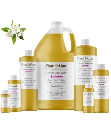Jasmine Fragrance Oil 8 fl. oz | Perfect for Soap Making Candles Bath Bombs & Aromatherapy - Buy Online on GoSupps.com