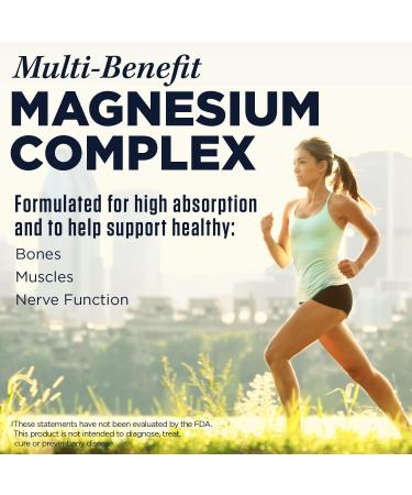 KAL Triple Source Magnesium Complex | 100 Tabs | Vegan, Gluten-Free | Bone, Muscle, Nerve Support | 60-Day Guarantee - Buy Online on GoSupps.com