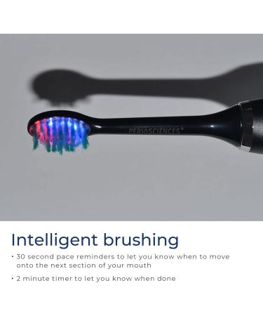 PerioSciences LED Electric Toothbrush | Rechargeable Sonic Toothbrush with Light Therapy for Teeth Whitening | Optimal Oral Care - International Shipping Available - Buy Online on GoSupps.com