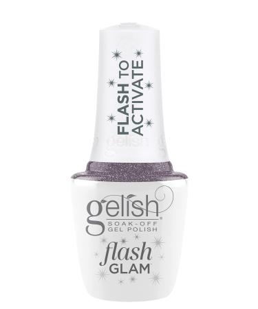 Gelish Flash Glam Gel Polish - Glitter Gel Polish Glitter Gel Nail Polish Gel Glitter Nail Polish Time To Sparkle 0.5 Fl Oz (Pack of 1)