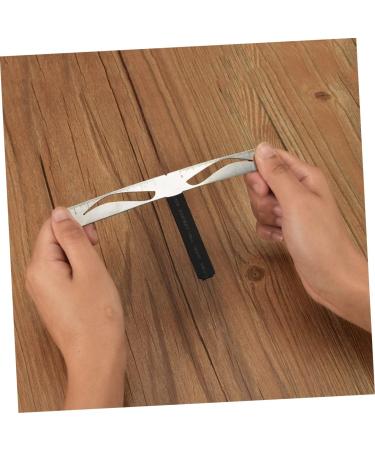 FRCOLOR 1pc Eye Brow Shaping Kit Eyebrow Tool Brow Stencils Makeup Tools Triangular Ruler Miss Eyebrow Shape Size 1 As Shown - Buy Online on GoSupps.com