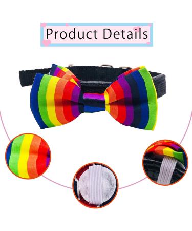 JpGdn 10pcs Small Dogs Collar Attachment Bows Ties for Puppies Cats Birthday Party Adjustable Bowties Sliding Bows Neckties Grooming Accessories Costumes Wedding 10pcs dog collar - Buy Online on GoSupps.com
