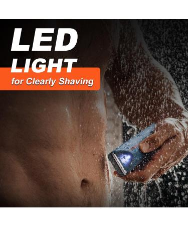 Body Hair Trimmer for Men - 2-in-1 Electric Razor & Groomer with Storage Bag | Perfect Gift for Him & Husband - Buy Online on GoSupps.com