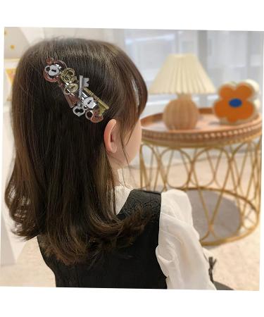 MAGICLULU Clock Retro Barrettes Homecoming Accessories Steampunk Retro Hairpin Steampunk Hair Accessories Hair Topper Brown Hair Grips Lady Headwear Gothic Hair Clip Combination Alloy Coral - Buy Online on GoSupps.com