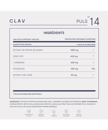 OPC Complex - Cardio Tonus - Grape Seed Extract with 650mg OPC per Dose L Arginine Black Garlic & Potassium for Blood Pressure - 120 Capsules - Buy Online on GoSupps.com