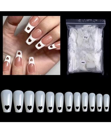 Square Fake Nails 504 Piece Square Press On Nails Full Cover Acrylic Nails False Nails 12-Sizes Nail Art Nail Supplies Artificial Nail Tips Almond/short Square Artificial Nail Tip White - Buy Online on GoSupps.com