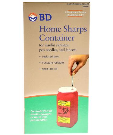 BD Home Sharps Container - Safe Disposal for Needles and Medical Waste - Buy Online on GoSupps.com