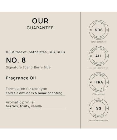 VINEVIDA Berry Blue Fragrance Oil - 4 Fl Oz - Perfect for Cold Air Diffusers Essential Oil Refill and Air Freshener Room Spray - Buy Online on GoSupps.com