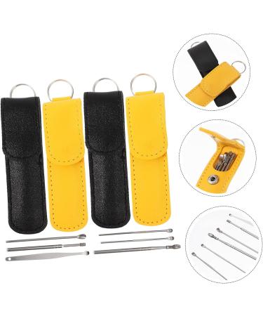 DOITOOL 20 Sets Ear Cleaning Tool Stainless Steel Cerumen Spoon Set - Practical Earwax Cleaner Household Tool Kit - Buy Online on GoSupps.com