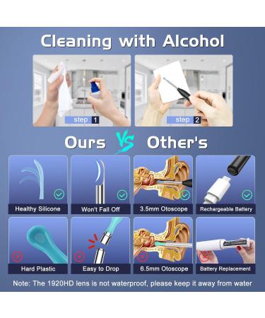 Premium Ear Wax Removal Tool Kit with Camera & Light | 6-Piece Ear Cleaning Set for iPhone iPad & Android - Effective Ear Wax Cleaner - Buy Online on GoSupps.com