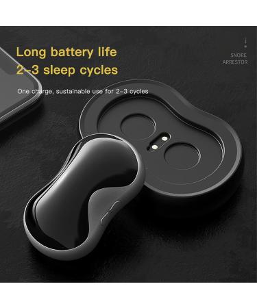 Buy Black Throat Anti Snoring Device - Impulse Sense Technology 6 Adjustable Gears Compact & Portable for Peaceful Sleep - International Shipping Available - Buy Online on GoSupps.com