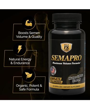 Semapro Extreme Volumizer & Energy Formula - Natural Endurance, Stamina & Strength - 60 Veggie Caps - Buy Online on GoSupps.com