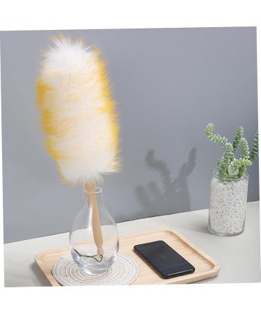Duster Wood Handle Fluff Hand Duster Electrostatic Soft Dusting Tool with Hanging Ring Multipurpose Dusters for Cleaning Home Sofa Cleaning Supplies - Buy Online on GoSupps.com