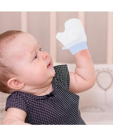 FOMIYES Baby Stop Thumb Sucking Finger Guard - Breathable Mesh Infant Anti-Sucking Gloves (Blue) | 1 Pair - Buy Online on GoSupps.com