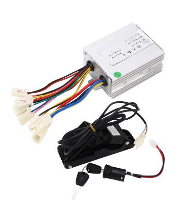 Bike Brushed Motor Controller Kit 12V 500W Scooter Conversion with Foot Throttle for Electric Scooters Tricycles