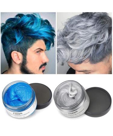 120g Hair Wax | Temporary Hair Color for Men & Women | Professional Styling Pomade | Long-lasting & Moisturizing | 6 Colors Available - Buy Online on GoSupps.com