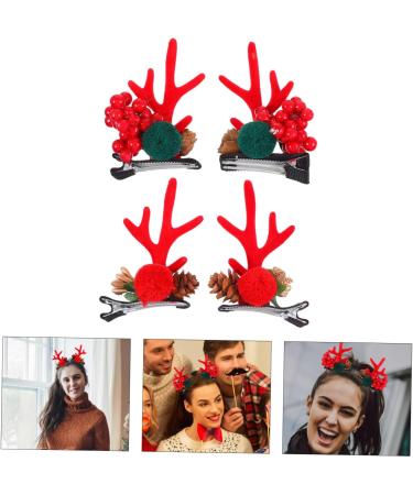 minkissy 2 Pairs Christmas Hair Clips Women Hair Accessory Girls Christmas Barrette Party Hair Ornaments Kids Hairpin Cute Hair Clips Hair Decoration Hair Accessories Abs Child - Buy Online on GoSupps.com