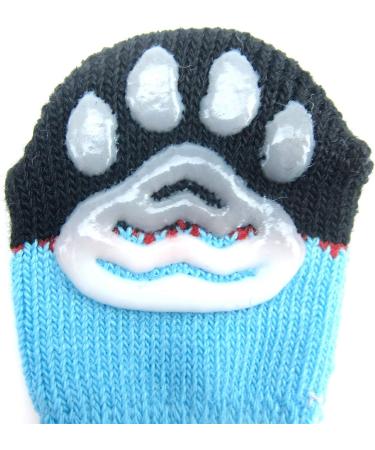 Alfie Pet Mason 6 Set of 4 Pink Anti-Slip Cotton Knit Socks - Size Medium - Buy Online on GoSupps.com