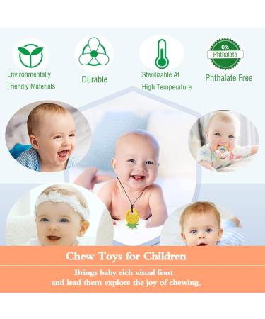 6 Packs Kielezeuge Silicone Chew Pendants for Autistic Children | Safe Sensory Bite Toys - Buy Online on GoSupps.com