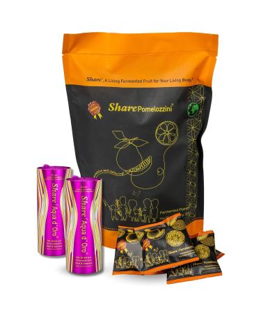 Share Pomelozzini original 170 g et Aqua d'Oro 2 x 240 ml