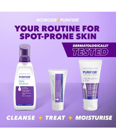 Acnecide Face Wash Gel 5% Benzoyl Peroxide Acne Treatment for Spot-Prone Skin 50g ACNECIDE Face Wash (with Benzoyl Peroxide) - Buy Online on GoSupps.com