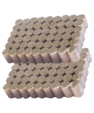 NATUDECO 108 pieces natural Moxa roller sticks Five years Storage of moxibustion-complacement scooter beauty salon massage accessories Moxibustion stripes for muscle scalding and relaxation