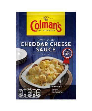Colman's - Cheddar sauce mix - pack of 8 sachets of 40g