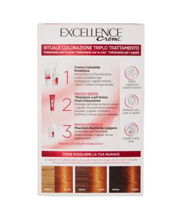 LOREAL Excellence 7.43 No Golden Copper Blonde Hair Dye - Shop Copper Gold Blonde Internationally - Buy Online on GoSupps.com