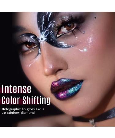 Chameleon Liquid Lipstick - Pink Green Shimmer Metallic Lip Gloss | Long Lasting Waterproof Talc-Free Makeup Gift for Women & Girls - Buy Online on GoSupps.com