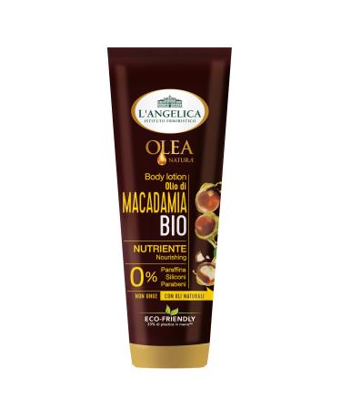 Coswell LAngelica Body Lotion Macadamia Oil Bio 6 x 250 ml nourishing body cream regenerating and soothing scented and moisturizing body cream for dry skin without parabens