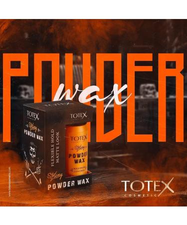 Totex Hair Styling Texturising Matte Powder Wax 20g with Wide Tooth Comb - No Scent | Shop Now! - Buy Online on GoSupps.com