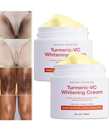 EXQST Whitening Cream with Turmeric-Vc Whitening Cream for Intimate Area Whitening Cream for Dark Skin Dark Spot Corrector Cream with Turmeric Cream - Buy Online on GoSupps.com