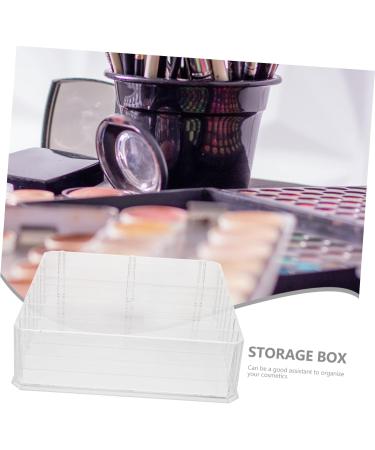 MAGICLULU 2pcs Cosmetic Storage Box Storage Drawers Plastic Eyeshadow Organizer Cosmetics Organizer Eye Shadow Transparentx2pcs 24x23x6.5cmx2pcs - Buy Online on GoSupps.com