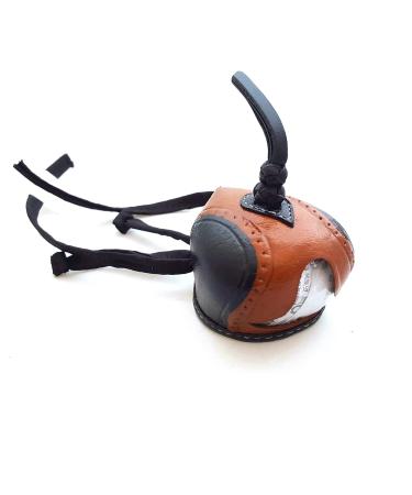 starlingukpk Falconry Hood Single Tone Steve Tait Style Falconry Hood Dutch Hood sewn with braces. (Size 14)