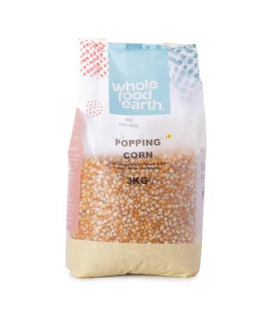 Wholefood Earth Ma s popcorn Sans OGM Naturel V gan Sans produits laitiers Sans sucre ajout 3 kg 1 unit (Lot de 1)