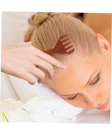 Plafope Portable Comb for Curly Hair | Wide Tooth Wooden Massager for Women | Practical Hair Care Device - Buy Online on GoSupps.com